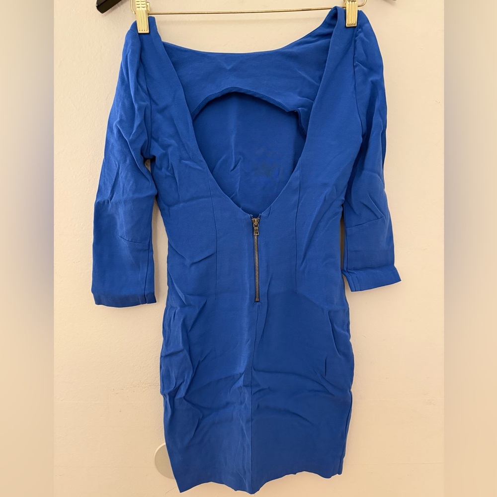 Alice+Olivia Dress Size: 2 in Blue